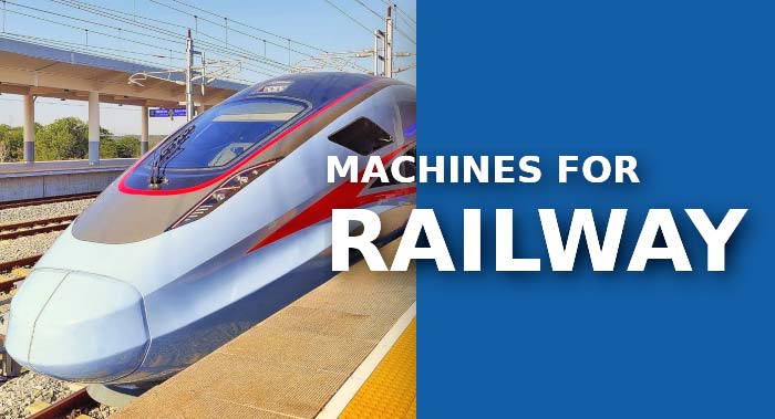 Machines for railways